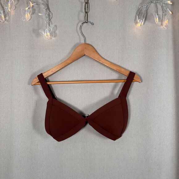 ONEONE Kameron Bikini Top Chocolate Size M - Picture 1 of 5